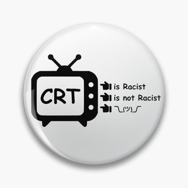 Item preview, CRT is Racist. CRT is not Racist. Shrug. designed and sold by PlacidHinds.
