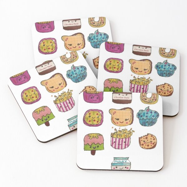 Item preview, A Cute Set of Yummy Snacks designed and sold by mila-ola.