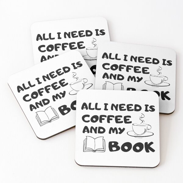 Item preview, All I need is coffee and my book  designed and sold by STELLA-BRILANTE.