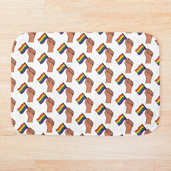 Item preview, Patrón de mano de bandera LGBTQ designed and sold by BThingies.