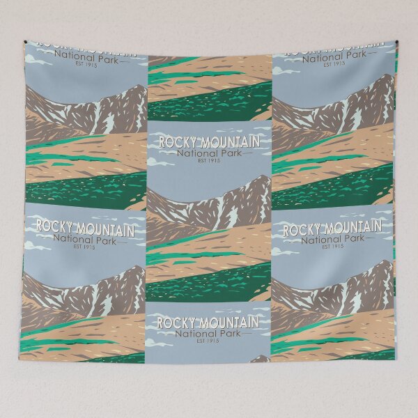 Item preview, Rocky Mountain National Park Colorado Grays Peak Vintage designed and sold by KrisSidDesigns.