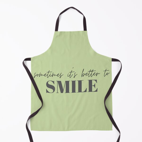 Item preview, Motivational / inspirational quote - Sometimes it is better to smile - saying designed and sold by AlfabetDesign.