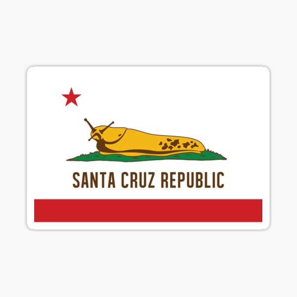 Santa Cruz Republic Flag Banana Slug