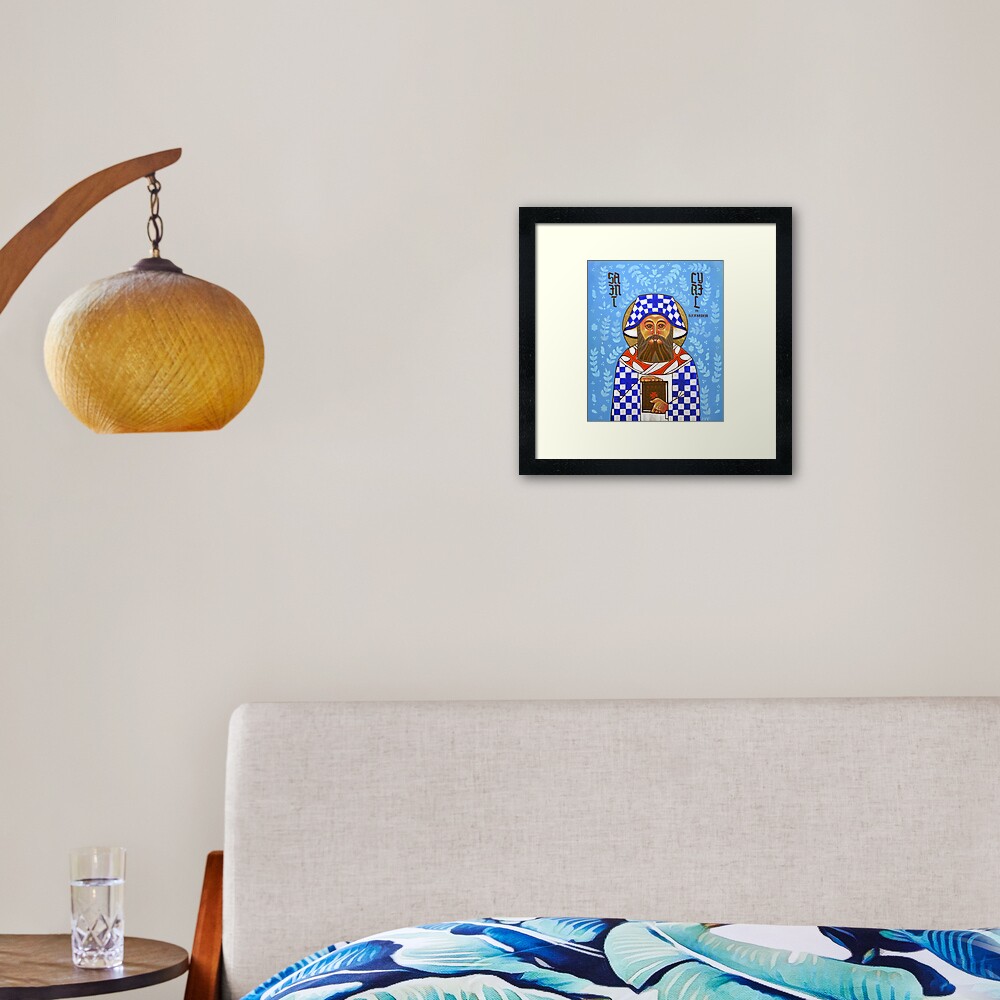 Item preview, Framed Art Print designed and sold by LutheranIcons.