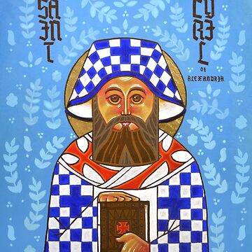 Artwork thumbnail, Icon of St. Cyril of Alexandria by LutheranIcons