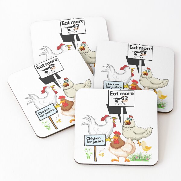 Item preview, Funny Protesting Chicken for Justice  designed and sold by silviaol.