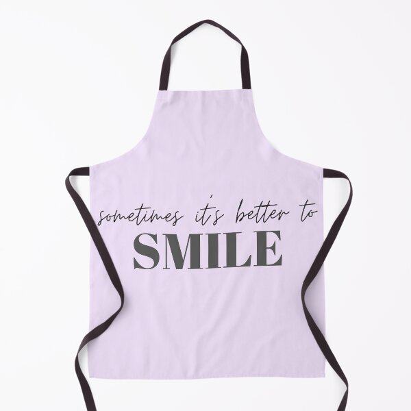 Item preview, Motivational / inspirational quote - Sometimes it is better to smile - saying designed and sold by AlfabetDesign.