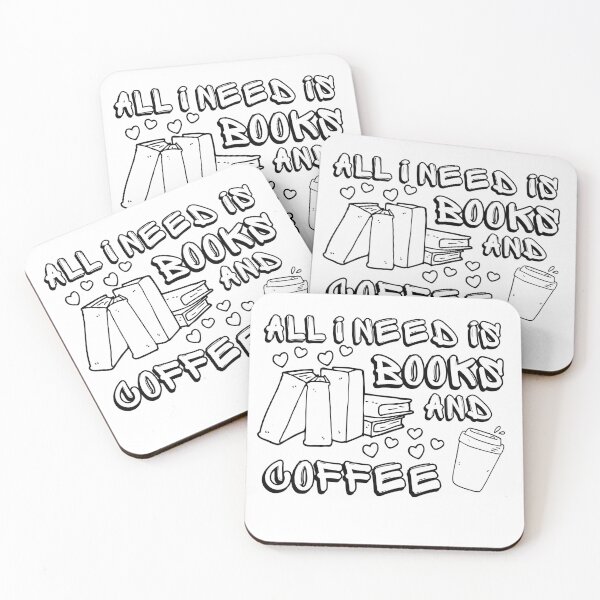 Item preview, All I need is coffee and my book Coffee and books lover designed and sold by STELLA-BRILANTE.