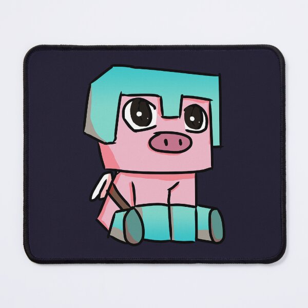 Item preview, Cute Minecraft Pig designed and sold by ddkart.