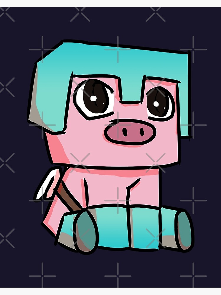 Pig - Printable Minecraft Pig Papercraft Template