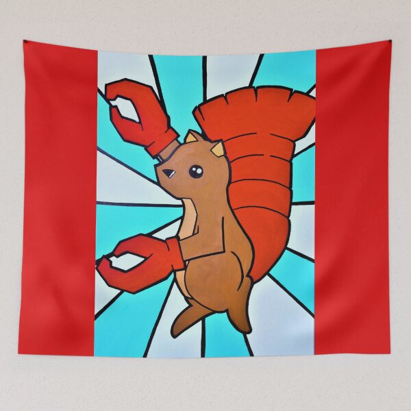 Item preview, Lobster Squirrel designed and sold by Illustrations By LB.