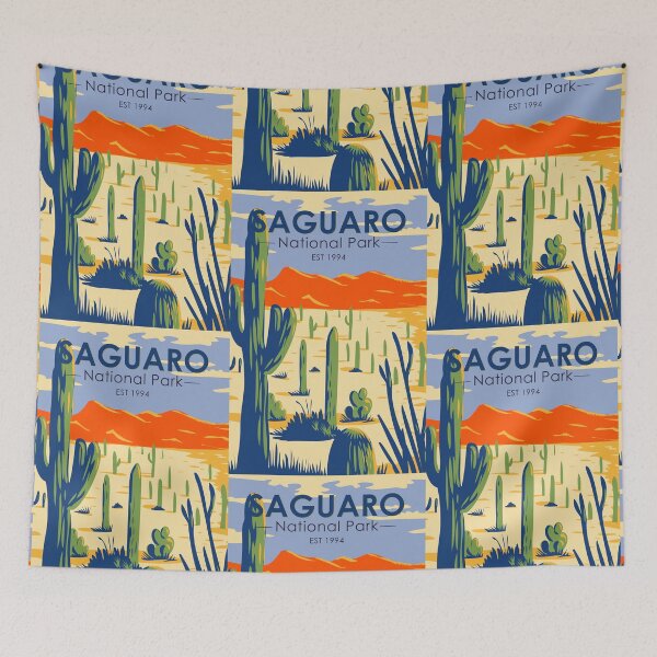 Item preview, Saguaro National Park Arizona Giant Cactus Vintage designed and sold by KrisSidDesigns.