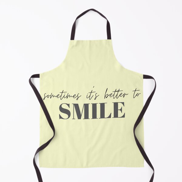 Item preview, Motivational / inspirational quote - Sometimes it is better to smile - saying designed and sold by AlfabetDesign.