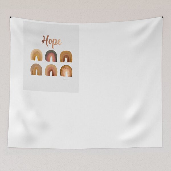 Item preview, Hope and Brown rainbows designed and sold by Rachel Dash-Williams Creative.