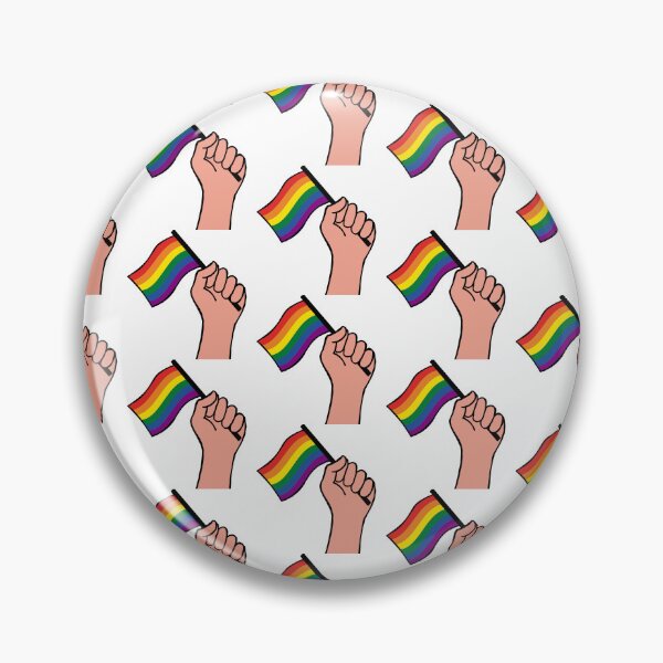 Item preview, Patrón de mano de bandera LGBTQ designed and sold by BThingies.