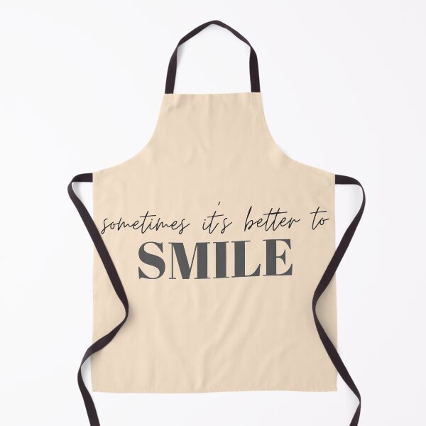 Item preview, Motivational / inspirational quote - Sometimes it is better to smile - saying designed and sold by AlfabetDesign.