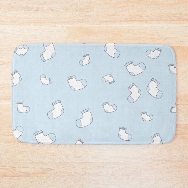 Item preview, Pale blue decorative kids room seamless pattern design designed and sold by TheWalnut.