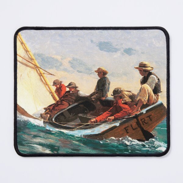 Item preview, The Flirt (1874) by Winslow Homer designed and sold by Nils Petter Stein.
