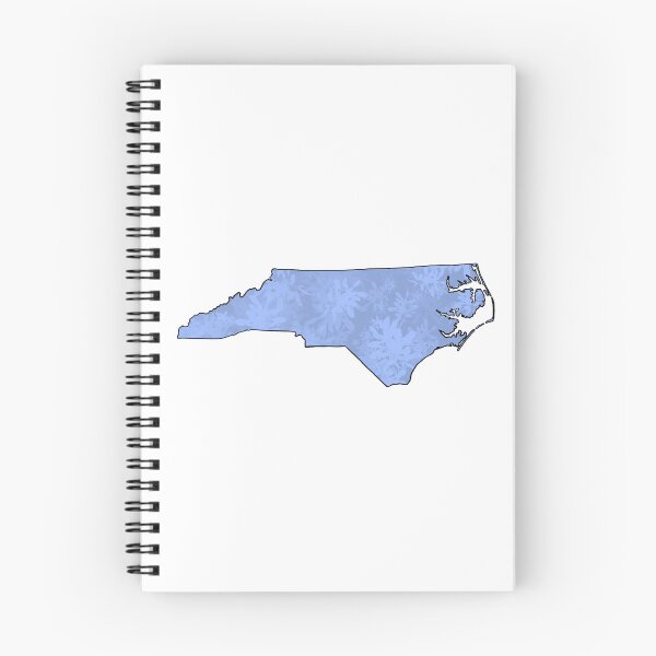 Item preview, Blue Floral North Carolina State designed and sold by LaynsLeaf.