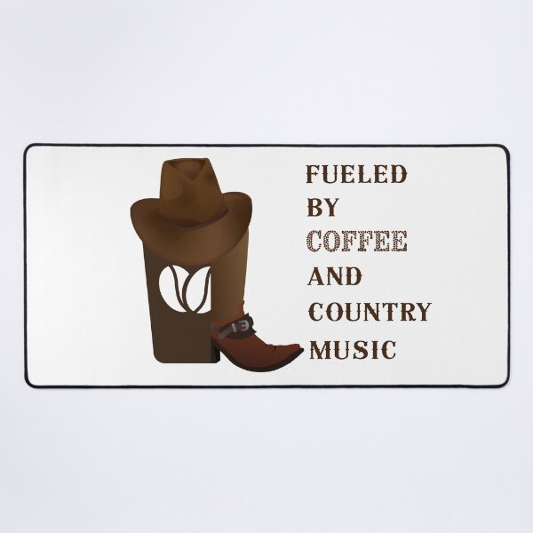 Item preview, Fueled By Coffee And Country Music, Fuelled By Coffee And Country Music Merch designed and sold by dzebdzigns.