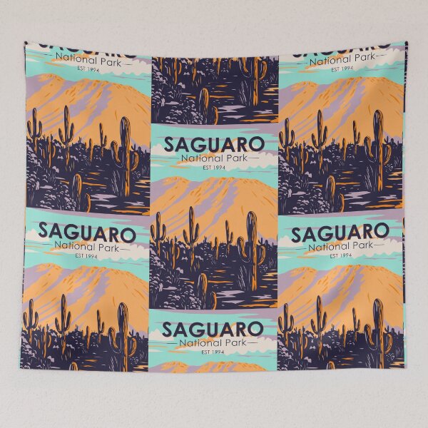 Item preview, Saguaro National Park Arizona Wasson Peak Vintage designed and sold by KrisSidDesigns.