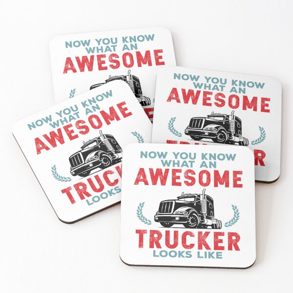 Item preview, Now You Know What an Awesome Trucker Looks Like Funny designed and sold by wingstar.