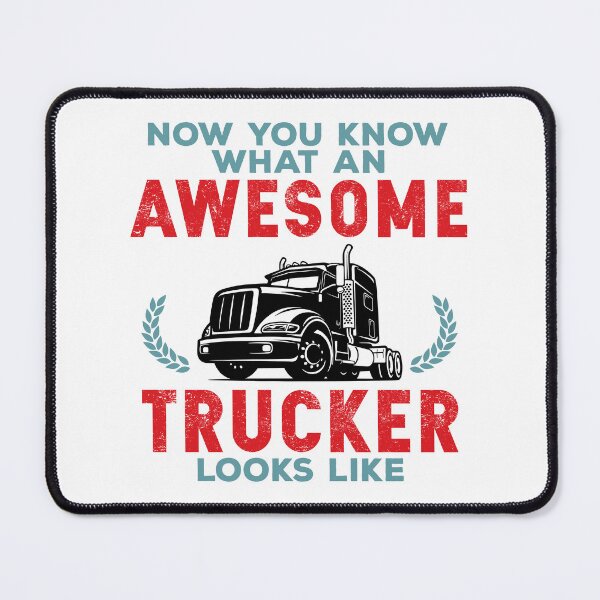 Item preview, Now You Know What an Awesome Trucker Looks Like Funny designed and sold by wingstar.
