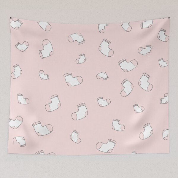 Item preview, Pink decorative seamless pattern design for kids room  designed and sold by TheWalnut.