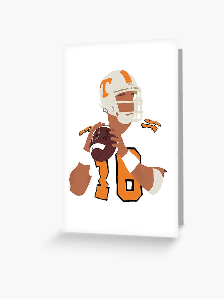 Men's Tennessee Volunteers #16 Peyton Manning Gray Football