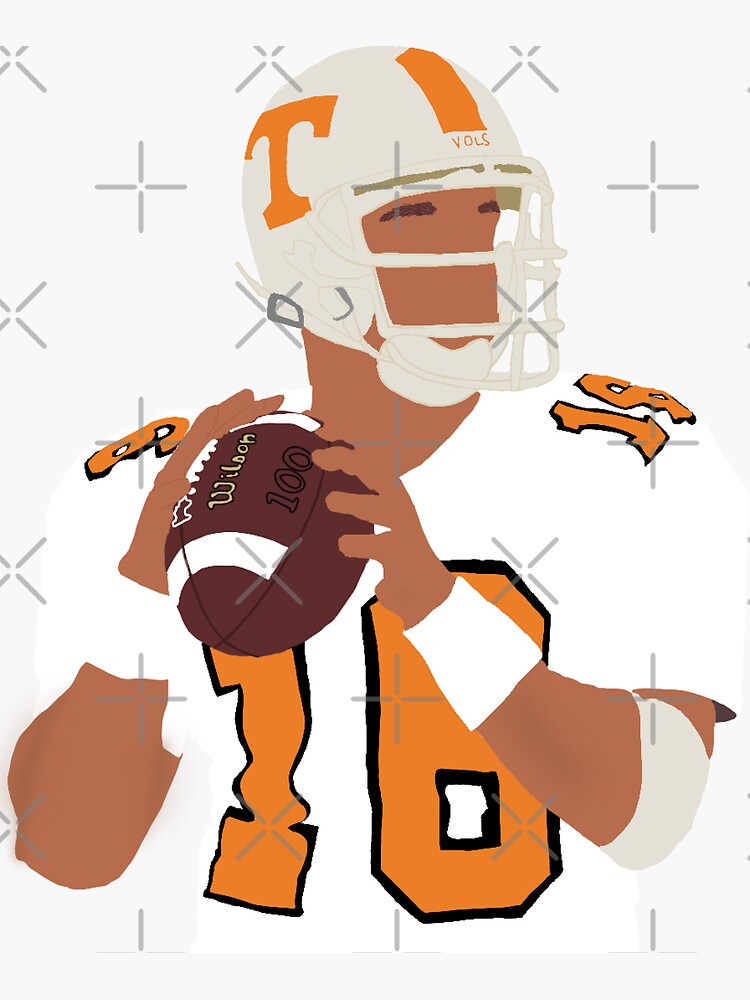 Tennessee Volunteers - Vintage Peyton Manning 2 - Vol Wall Art