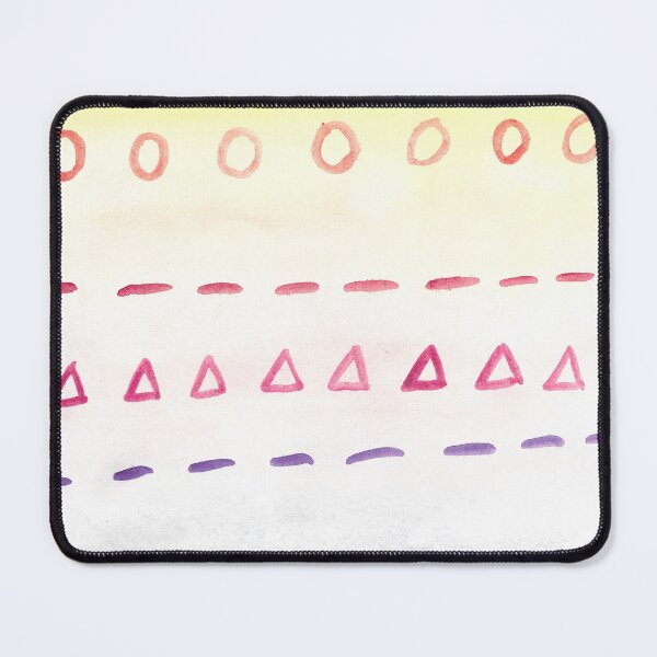 Item preview, Fun Watercolor Rainbow Triangles, stripes and Dots designed and sold by KatieDiamondArt.