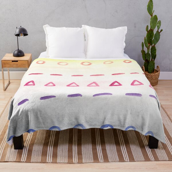 Item preview, Fun Watercolor Rainbow Triangles, stripes and Dots designed and sold by KatieDiamondArt.