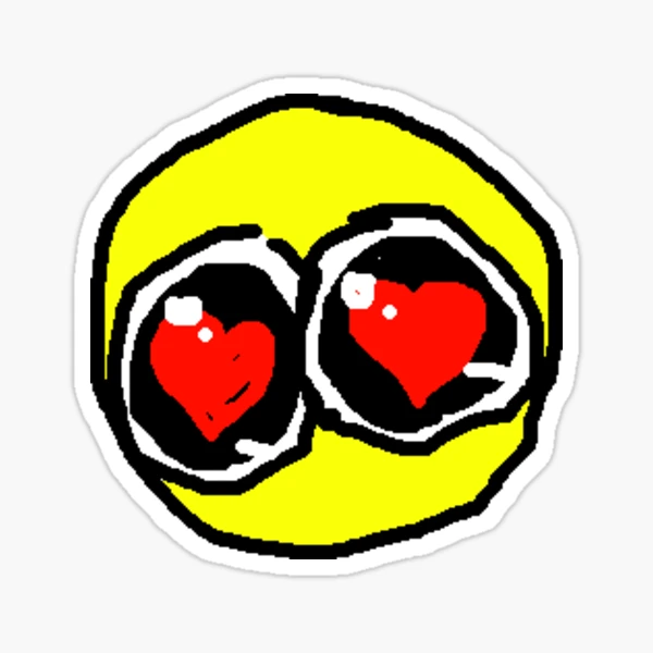 Cursed emojis Sticker for Sale by pandazo