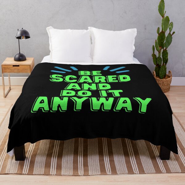 Item preview, Be scared and do it anyway green designed and sold by Phoenix-27.
