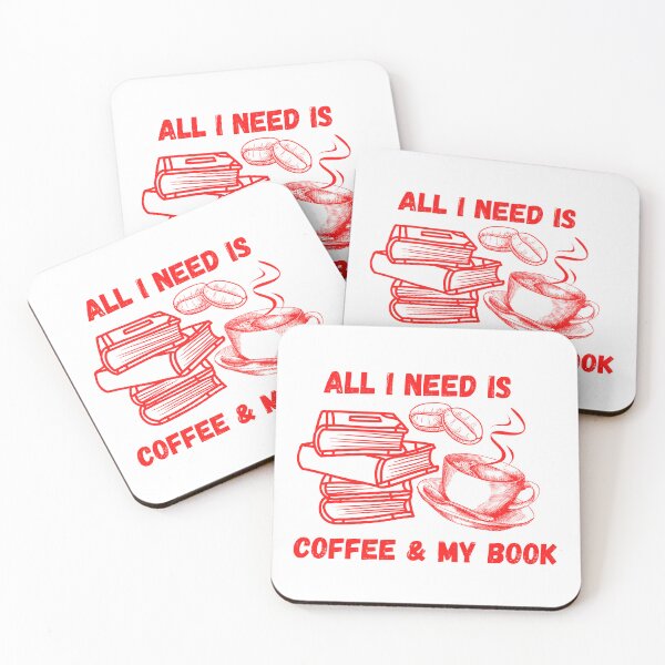 Item preview,   All I need is coffee and my book Coffee and books lover designed and sold by STELLA-BRILANTE.