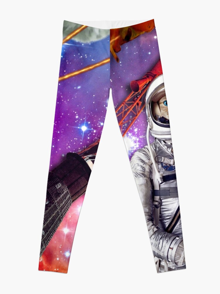 Pizza Cat in Space Leggings for Sale by scooterbaby