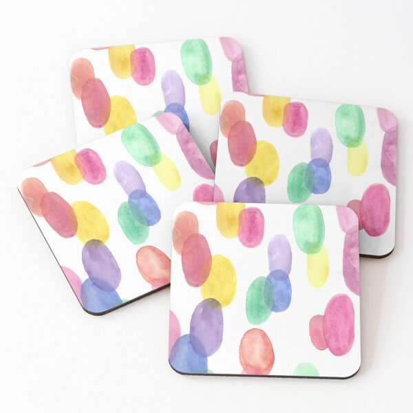 Item preview, Happy Watercolor Rainbow Dots designed and sold by KatieDiamondArt.