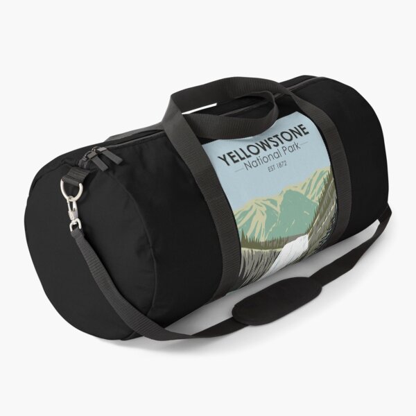 Item preview, Yellowstone National Park Gibbon Falls Vintage designed and sold by KrisSidDesigns.