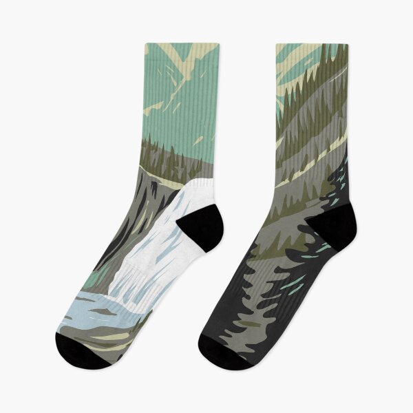 Item preview, Yellowstone National Park Gibbon Falls Vintage designed and sold by KrisSidDesigns.