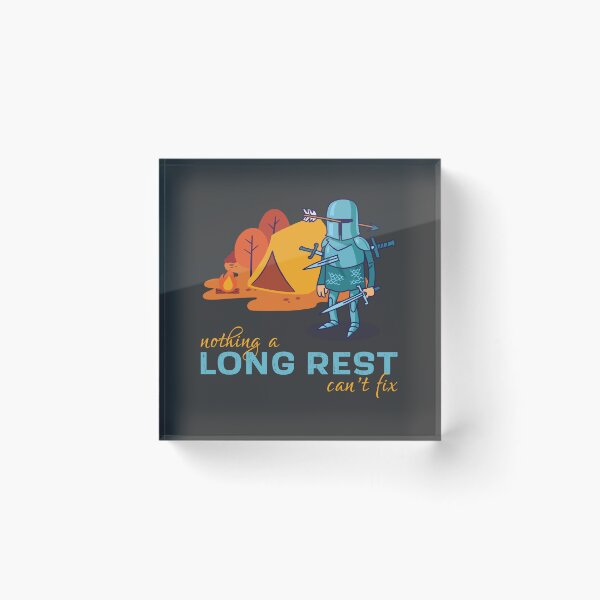 Item preview, Nothing a long rest can't fix - Funny D&D Novelty designed and sold by SqrlStudios.