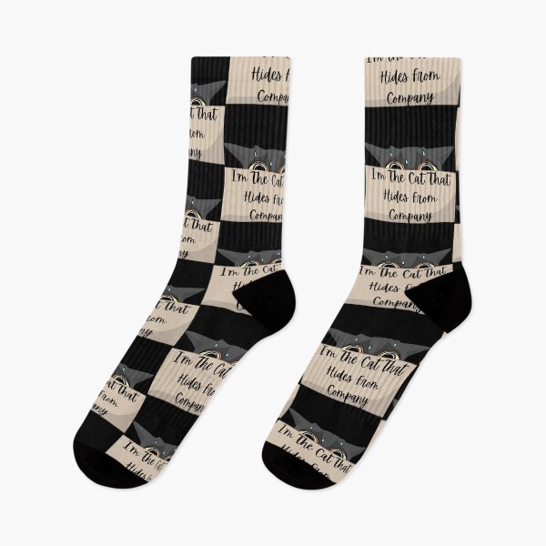 Item preview, I'm The Cat That Hides From Company designed and sold by SameGirlNwTrcks.