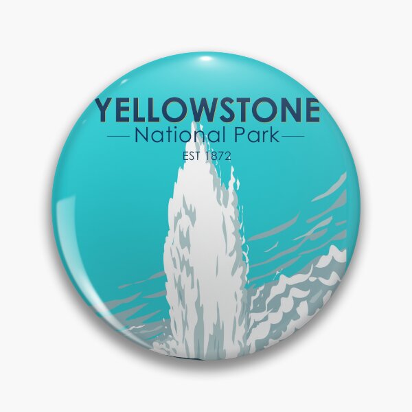 Item preview, Yellowstone National Park Castle Geyser Vintage designed and sold by KrisSidDesigns.