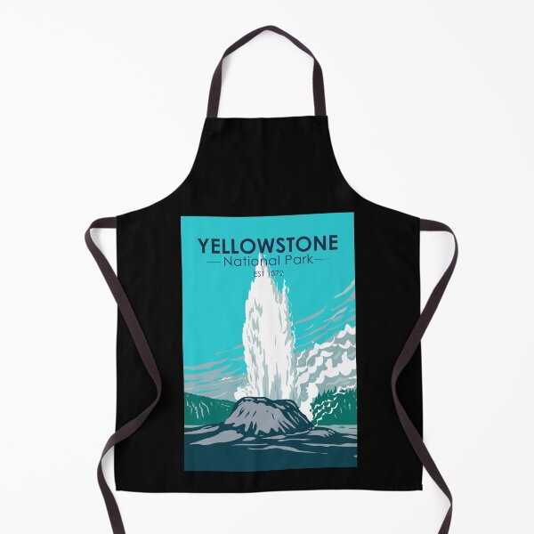 Item preview, Yellowstone National Park Castle Geyser Vintage designed and sold by KrisSidDesigns.