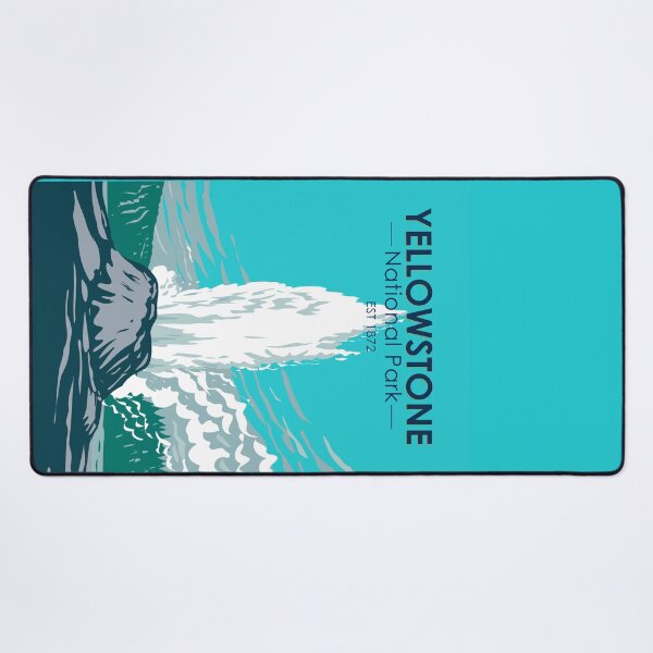 Item preview, Yellowstone National Park Castle Geyser Vintage designed and sold by KrisSidDesigns.