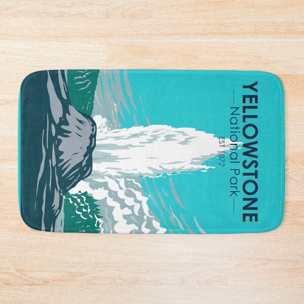 Item preview, Yellowstone National Park Castle Geyser Vintage designed and sold by KrisSidDesigns.