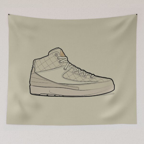 Item preview, Air Jordan 2 "Just Don Beach" designed and sold by Graphkicks.