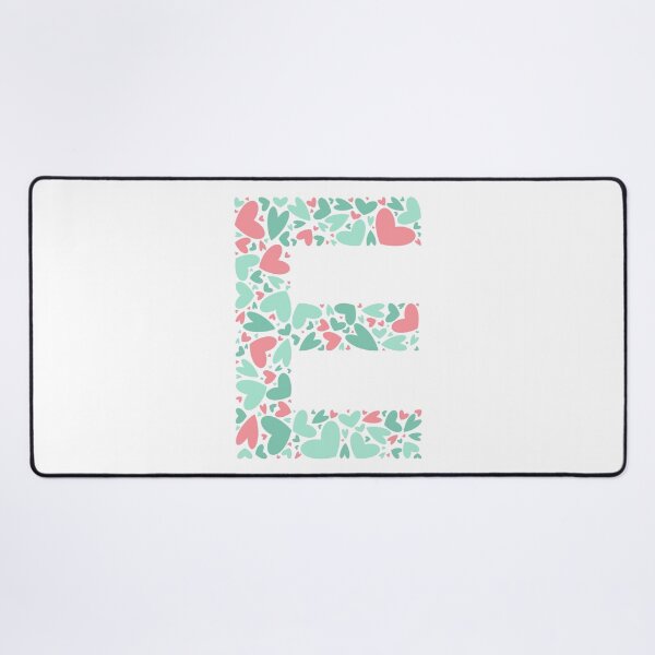 Item preview, Letter E Monogram with Hearts designed and sold by boozkova-vorona.