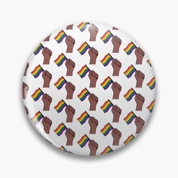 Item preview, Patrón de mano de bandera LGBTQ designed and sold by BThingies.