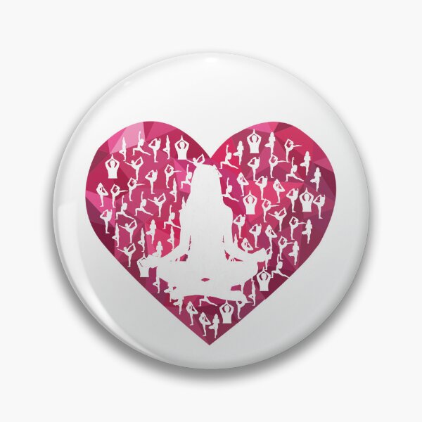 Item preview, Female yoga teacher inside my Heart  designed and sold by Amirebdesign.
