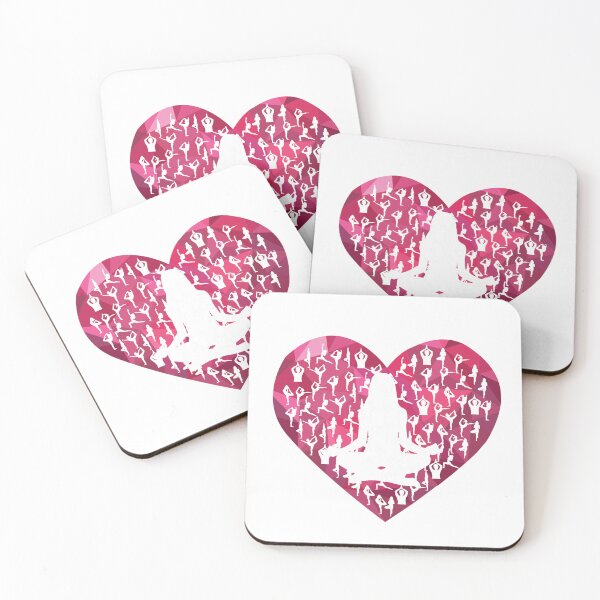 Item preview, Female yoga teacher inside my Heart  designed and sold by Amirebdesign.